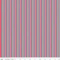 Patriotic 1/8 Inch Stripe - Red, White, and Blue Stripes; Sold in Half Yard Increments