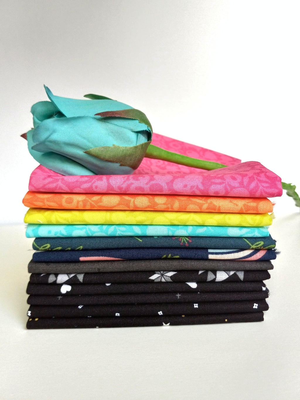 Midnight Garden-Inspired Fat Quarter Bundle from Various Designers; 12 Piece Bundle