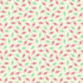 Merry Little Christmas Peppermints on Cream by My Mind's Eye; Sold in Half Yard Increments