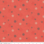 In From The Cold Snowflakes - Coral - by Heather Peterson of Anka's Treasures; Sold in Half Yard Increments