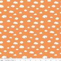 Dream - Drift in Orange Melon by Kristy Lea of Quiet Play for Riley Blake Designs; Sold in Half Yard Increments