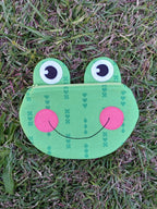 Handmade Frog Zipper Pouch; Froggy Zippy Critter Pouch