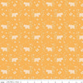 One Yard Cut Only - Strawberry Honey - Bears Creamsicle by Gracey Larson