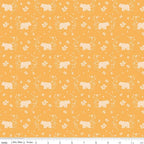 One Yard Cut Only - Strawberry Honey - Bears Creamsicle by Gracey Larson