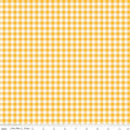 First Blooms Gingham on Yellow by Heather Peterson of Anka's Treasures; Sold in Half Yard Increments