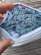 Unicorn OR Koala Purse with Braided Strap; Zippy Critter Purse