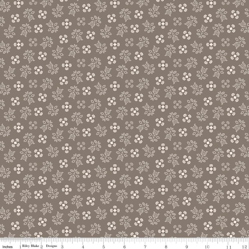 Piece & Plenty Gentle in Pebble Gray by Lori Holt of Bee in my Bonnet; Sold in Half Yard Increments