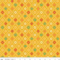 Moroccan Tile in Saffron Yellow from Autumn Afternoon by Heather Peterson of Anka's Treasures; Sold in Half Yard Increments