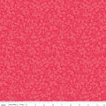 Liberty Fabrics Wiltshire Shadow Print in Candy Pink (Tone-on-Tone), Tonal Leaf and Berry Print; Sold in Half Yard Increments