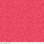 Liberty Fabrics Wiltshire Shadow Print in Candy Pink (Tone-on-Tone), Tonal Leaf and Berry Print; Sold in Half Yard Increments