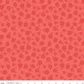 Tone-on-Tone Rouge Red Blossoms by Amanda Niederhauser of Jedi Craft Girl for Stay Wild collection; Sold in Half Yard Increments