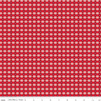 Christmas Wishes - Star Plaid in Red by the Riley Blake Designers, Sold in Half Yard Increments