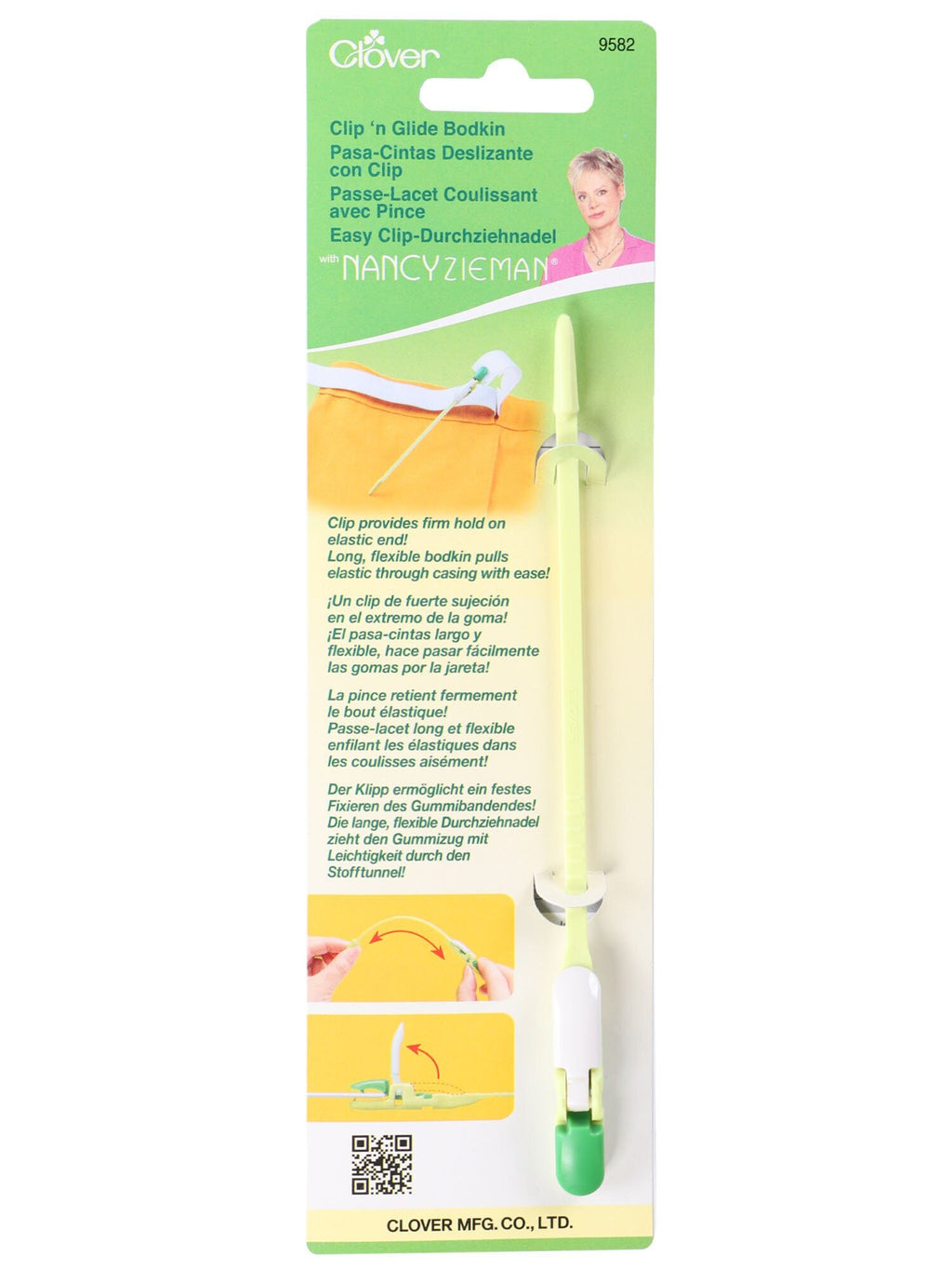 Clover 9582 Clip 'n Glide Bodkin as Recommended in By Annie Patterns for Bag Making