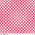 Bee Basics Gingham - Raspberry (Pink) by Lori Holt of Bee in my Bonnet; Sold in Half Yard Increments