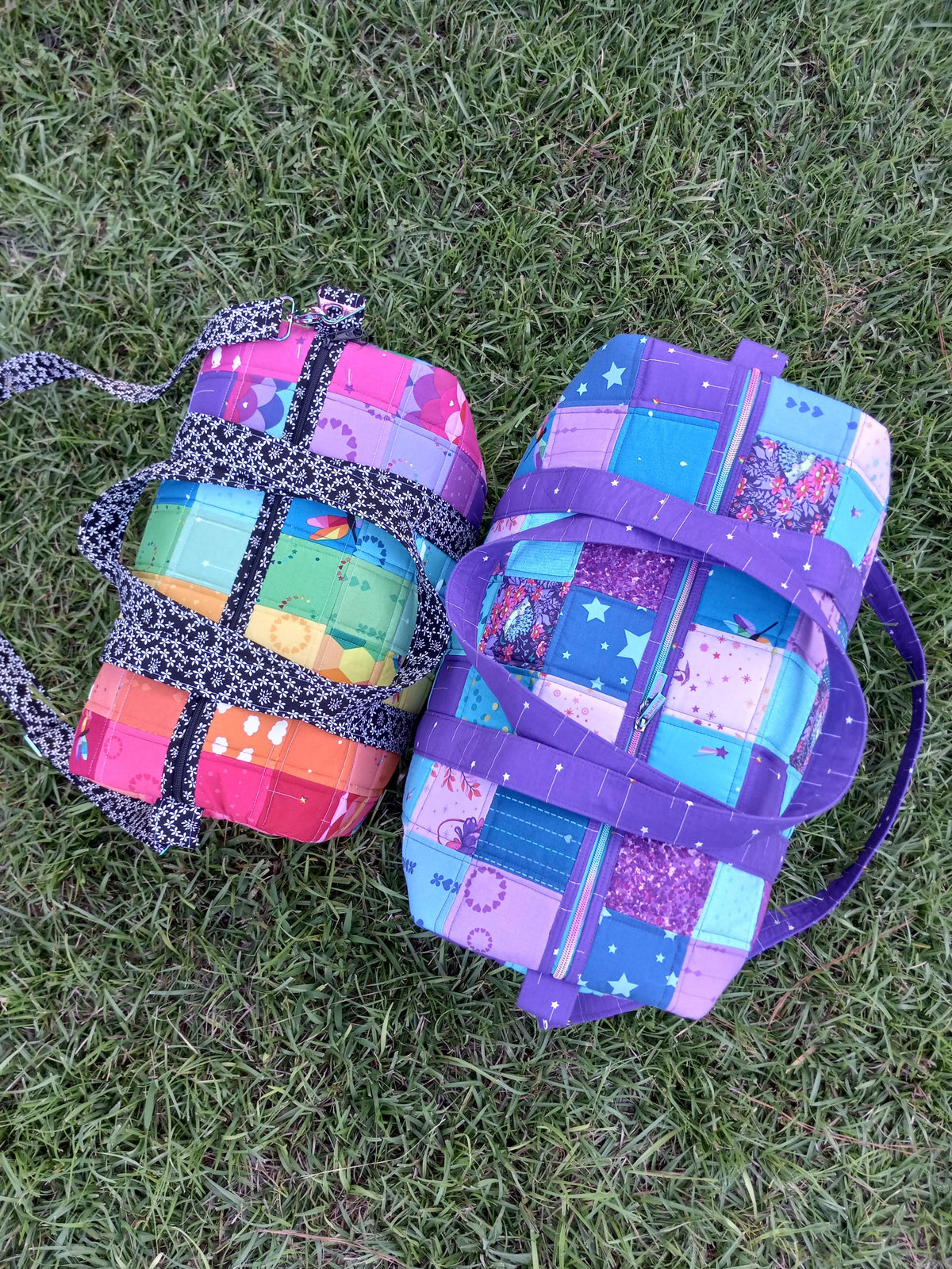 Patchwork Duffle Mini PAPER Pattern by Knot and Thread Designs