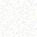 Rainbow Blossoms on White by Christopher Thompson for Riley Blake Designs, Sold in Half Yard Increments