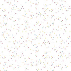 Rainbow Blossoms on White by Christopher Thompson for Riley Blake Designs, Sold in Half Yard Increments