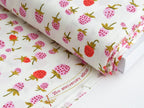 Lilac Strawberry on Cream from Heather Ross' 20th Anniversary Edition; Sold in Half Yard Increments