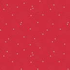 Dainty Daisy - White Daisies on Riley Red by Beverly McCullough; Sold in Half Yard Increments