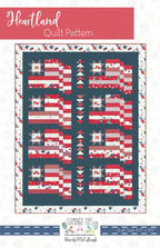 Heartland Quilt Boxed Kit in Sweet Freedom Fabrics by Beverly McCullough of Flamingo Toes; Includes Paper Pattern