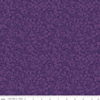 Liberty Fabrics Wiltshire Shadow Print in Blackberry (Purple Tone-on-Tone), Tonal Leaf n Berry Print; Sold in Half Yard Increments