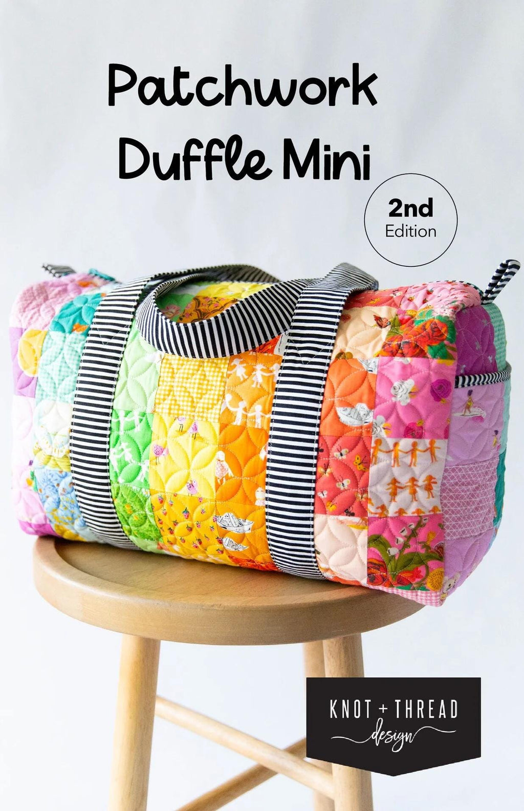 Patchwork Duffle Mini PAPER Pattern by Knot and Thread Designs