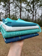 Quilt Kit for Gingham Quilt or Buffalo Check Quilt, binding included; Finishes at approximately 66" x 82.5"