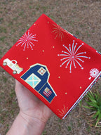 Sweet Freedom Fat Quarter Bundle by Beverly McCullough of Flamingo Toes; 10 Piece Patriotic Bundle