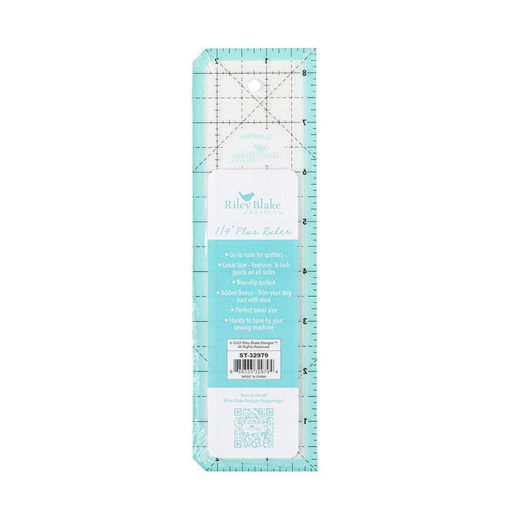 Quarter Inch Plus Ruler; Quilty Tool by Riley Blake Designs; Approximately 2.5" x 8.5"