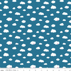 Dream - Drift in Blue by Kristy Lea of Quiet Play; Sold in Half Yard Increments