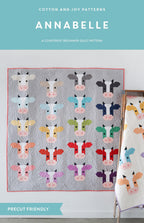 Annabelle Quilt PAPER Pattern by Fran Gulick of Cotton and Joy; Includes Instructions for Small, Throw, and Bed Sizes