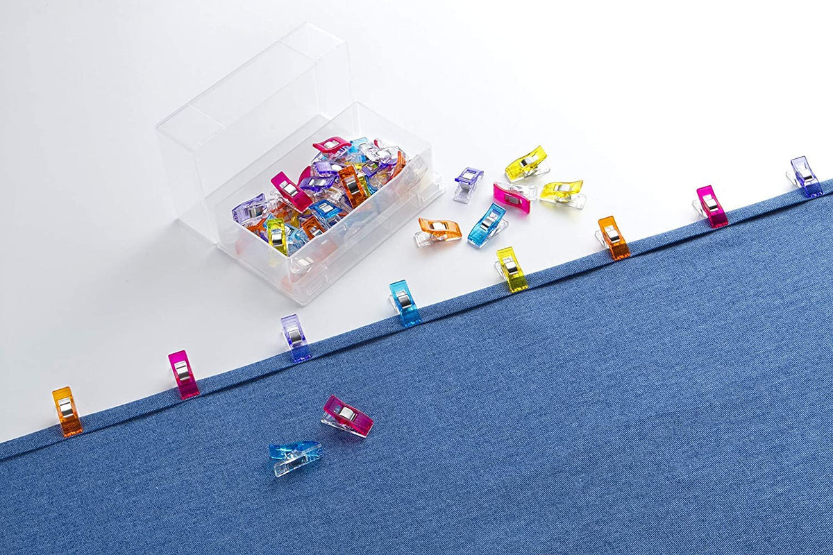 Wonder Clips in Rainbow Colors by Clover Needlecraft, 10 pieces