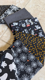 Fat Quarter Bundle of Halloween Blacks - 12 Pieces from Various Designers