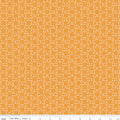 Dotted Circles in Gold; In From The Cold by Heather Peterson of Anka's Treasures; Sold in Half Yard Increments