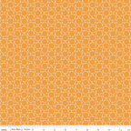 Dotted Circles in Gold; In From The Cold by Heather Peterson of Anka's Treasures; Sold in Half Yard Increments