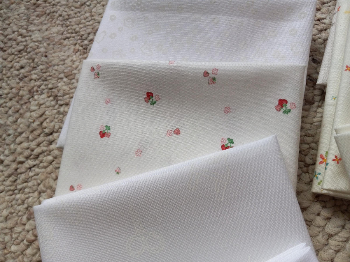 Fruity Low Volume Fabric Bundle: Various Designers for Riley Blake Designs, 10 Piece Bundle of Quilting Cottons; Choose Your Cut
