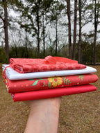 Quilt Kit for Gingham Quilt or Buffalo Check Quilt, binding included; Finishes at approximately 66" x 82.5"