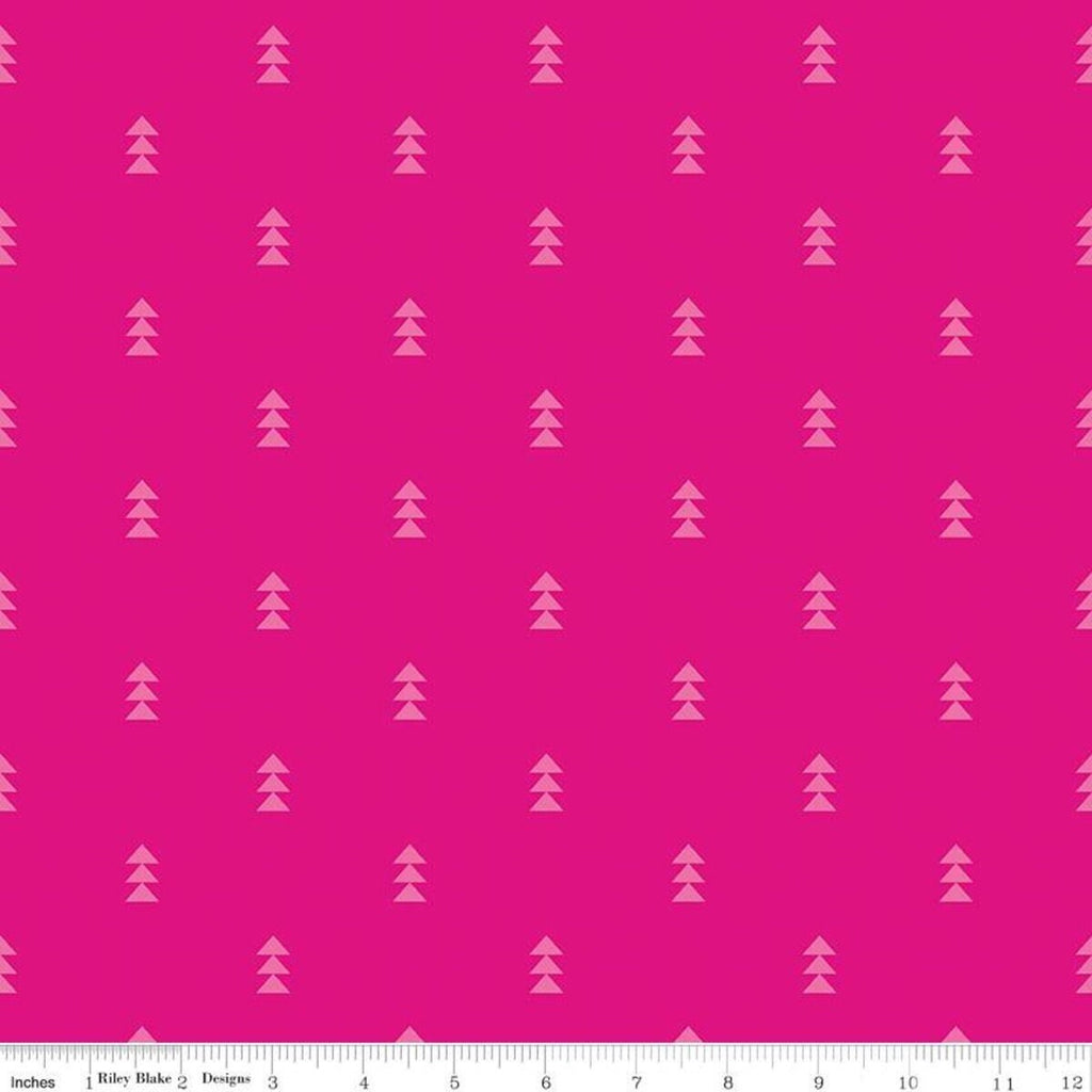 Create Fly Right - Pink - by Kristy Lea of Quiet Play; Sold in Half Yard Increments