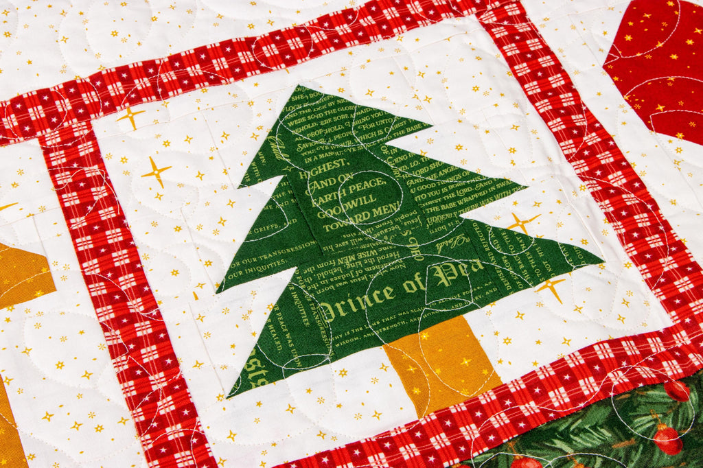 Christmas Wishes - Star Plaid in Red by the Riley Blake Designers, Sold in Half Yard Increments