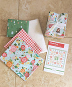 Meadowland Quilt Kit; Fabric from Summer Skies & Fireflies by Gracey Larson of Burlap and Blossom, Approx. 73" x 73" Quilt, Includes Pattern