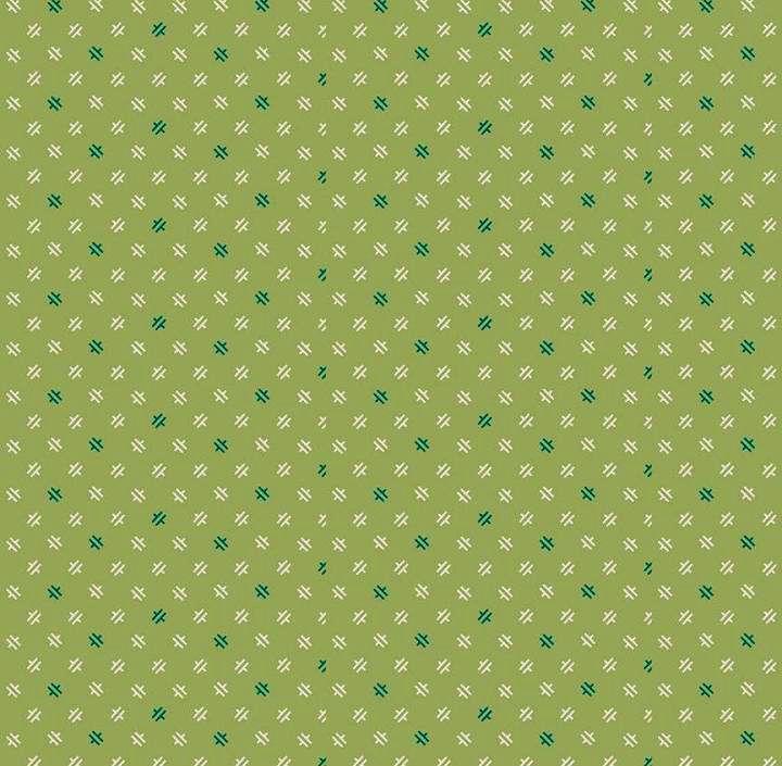 Piece & Plenty Weave in Lettuce Green by Lori Holt of Bee in my Bonnet; Sold in Half Yard Increments
