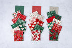 Merry Little Christmas Peppermints on Cream by My Mind's Eye; Sold in Half Yard Increments