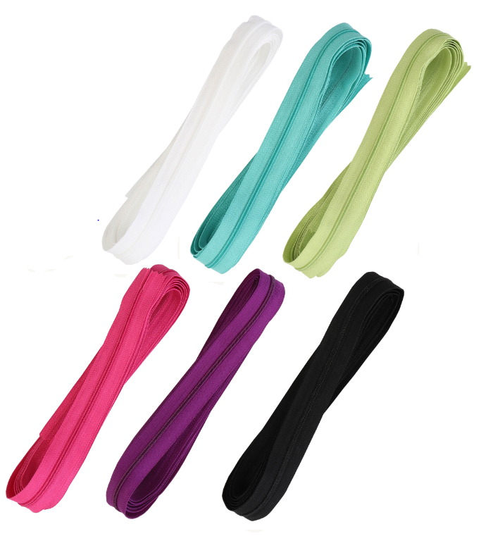 ByAnnie 4 Yard Handbag Zipper Pack with 16 Extra Large Zipper Pulls