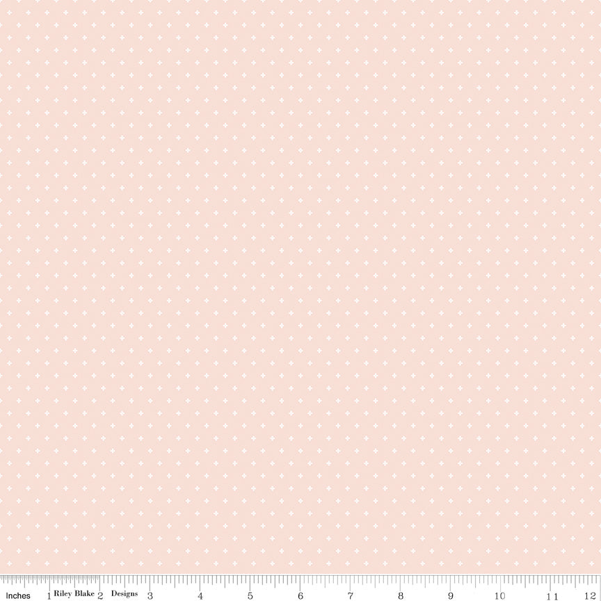Essence Foils in Blush Pink by Fran Gulick of Cotton and Joy; Sold in Half Yard Increments