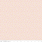 Farmer's Daughter Baby Chicks Background in Yellow and Coral by Lori Holt of Bee in my Bonnet; Sold in Half Yard Increments
