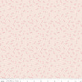 Farmer's Daughter Chicken Tracks Background in Tea Rose by Lori Holt of Bee in my Bonnet; Sold in Half Yard Increments