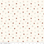 Meadow Moments Ladybugs on Cream by Little Forest Atelier; Sold in Half Yard Increments