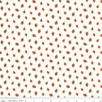 Serendipity 2 Strawberries on Cream by Minki Kim of Sewing Illustration; Sold in Half Yard Increments