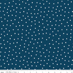 Sew America Star Toss on Navy Blue by J. Wecker Frisch of Great Joy Studio; Sold in Half Yard Increments