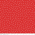 Sew America Star Toss on Red by J. Wecker Frisch of Great Joy Studio; Sold in Half Yard Increments